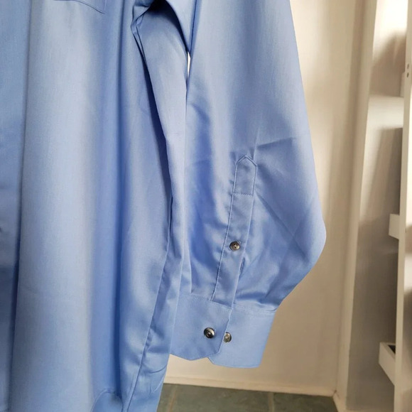 Geoffrey Beene Classic Fit No Iron Men's Button Down Shirt (Neck Size: 18) - Picture 5 of 13